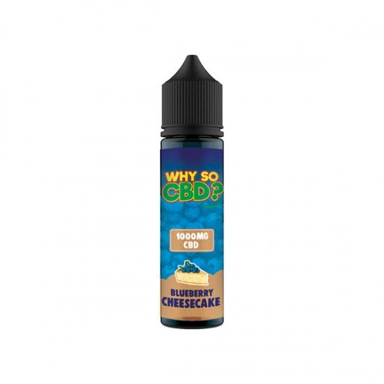 Why So CBD? 1000mg Full Spectrum CBD E-liquid 60ml - Flavour: Blueberry Cheesecake