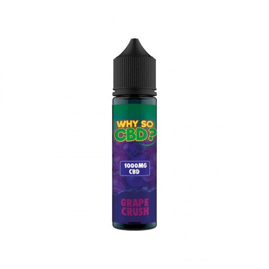 Why So CBD? 1000mg Full Spectrum CBD E-liquid 60ml - Flavour: Grape Crush