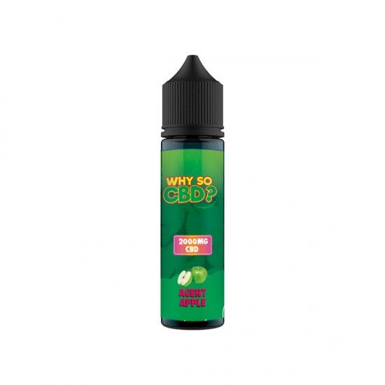 Why So CBD? 2000mg Full Spectrum CBD E-liquid 60ml - Flavour: Agent Apple