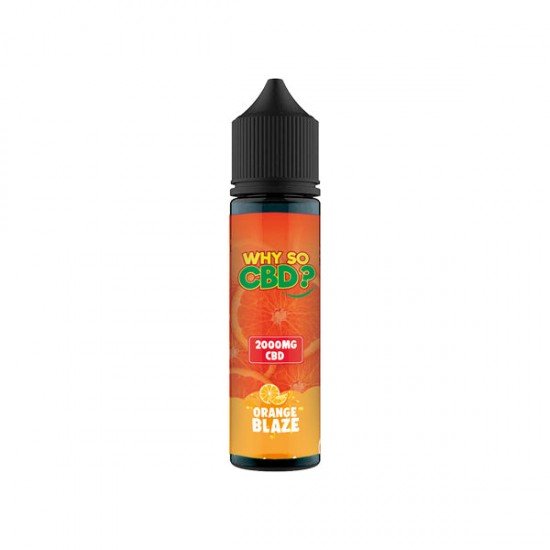 Why So CBD? 2000mg Full Spectrum CBD E-liquid 60ml - Flavour: Orange Blaze