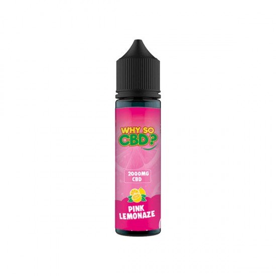 Why So CBD? 2000mg Full Spectrum CBD E-liquid 60ml - Flavour: Pink Lemonaze