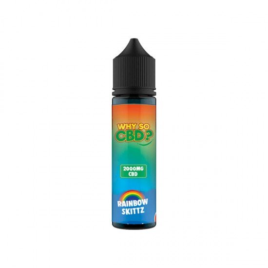 Why So CBD? 2000mg Full Spectrum CBD E-liquid 60ml - Flavour: Rainbow Skittz