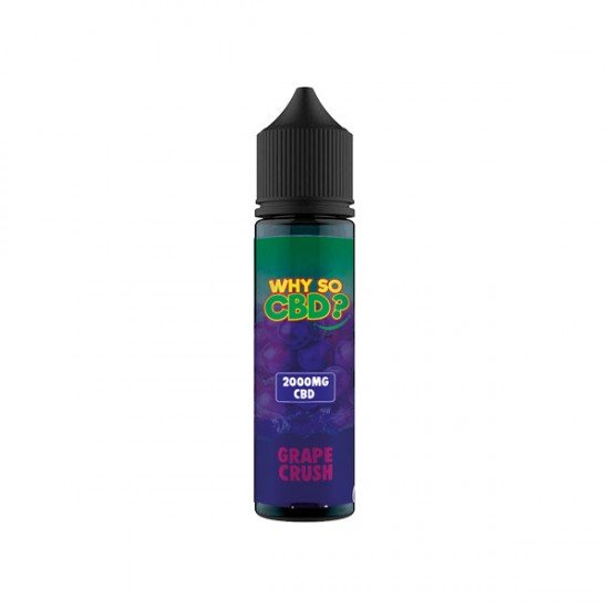 Why So CBD? 2000mg Full Spectrum CBD E-liquid 60ml - Flavour: Grape Crush