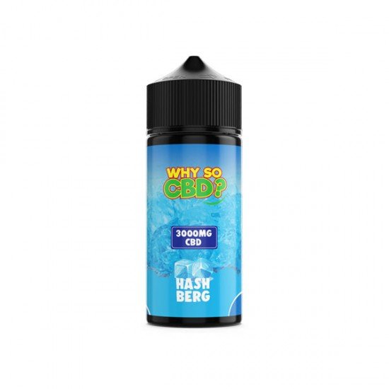 Why So CBD? 3000mg Full Spectrum CBD E-liquid 120ml - Flavour: Hash Berg