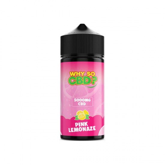 Why So CBD? 5000mg Full Spectrum CBD E-liquid 120ml - Flavour: Pink Lemonaze