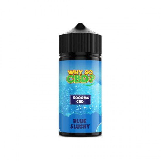 Why So CBD? 5000mg Full Spectrum CBD E-liquid 120ml - Flavour: Blue Slushy