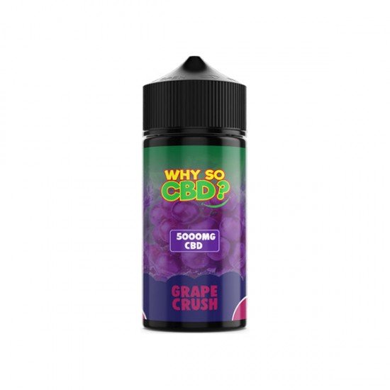 Why So CBD? 5000mg Full Spectrum CBD E-liquid 120ml - Flavour: Grape Crush