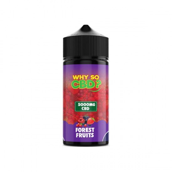 Why So CBD? 5000mg Full Spectrum CBD E-liquid 120ml - Flavour: Forest Fruits