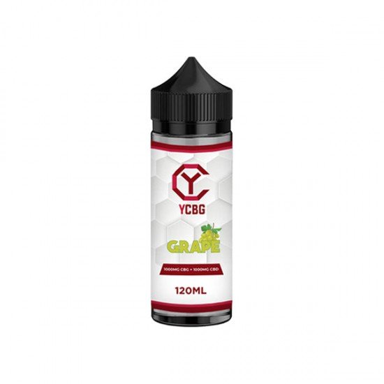 yCBG 1000mg CBD + 1000mg CBG E-liquid 120ml (BUY 1 GET 1 FREE) - Flavour: Grape