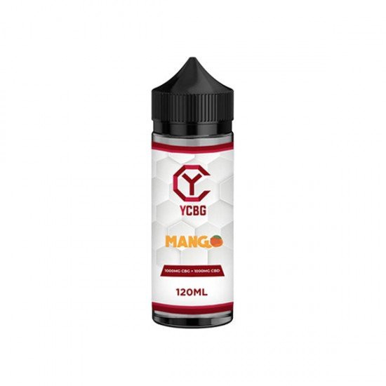 yCBG 1000mg CBD + 1000mg CBG E-liquid 120ml (BUY 1 GET 1 FREE) - Flavour: Mango