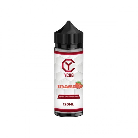 yCBG 1000mg CBD + 1000mg CBG E-liquid 120ml (BUY 1 GET 1 FREE) - Flavour: Strawberry