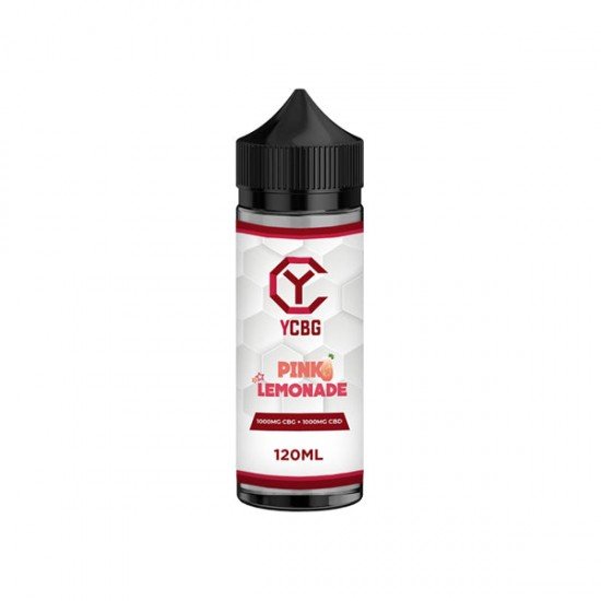 yCBG 1000mg CBD + 1000mg CBG E-liquid 120ml (BUY 1 GET 1 FREE) - Flavour: Pink Lemonade