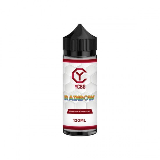 yCBG 500mg CBD + 500mg CBG E-liquid 120ml (BUY 1 GET 1 FREE) - Flavour: Rainbow