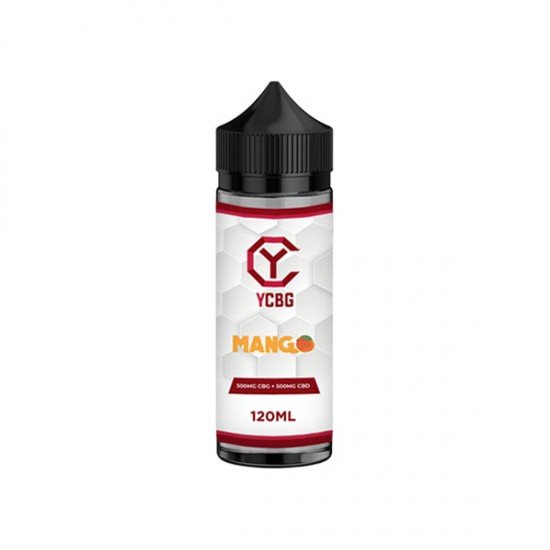 yCBG 500mg CBD + 500mg CBG E-liquid 120ml (BUY 1 GET 1 FREE) - Flavour: Mango