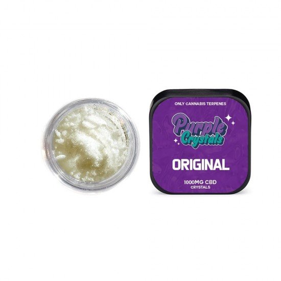 Purple Crystals by Purple Dank 1000mg CBD Crystals - Original Terpsolate - Amount: 0.5g