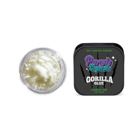 Purple Crystals by Purple Dank 1000mg CBD Crystals - Gorilla Glue - Amount: 1g