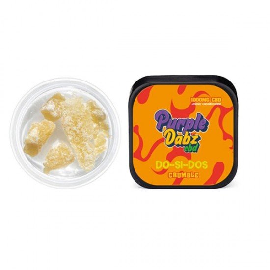 Purple Dabz by Purple Dank 1000mg CBD Crumble - DO-SI-DOS - Amount: 1g