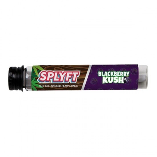 SPLYFT Cannabis Terpene Infused Hemp Blunt Cones – Blackberry Kush - Amount: x1