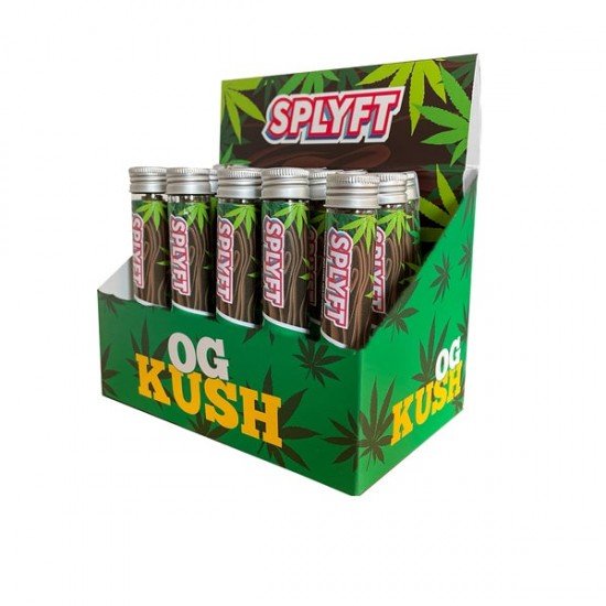 SPLYFT Cannabis Terpene Infused Hemp Blunt Cones – OG Kush - Amount: x15 (Display Box)