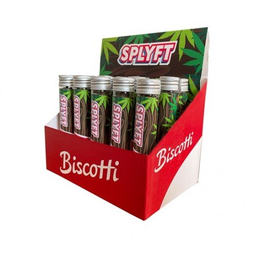 SPLYFT Cannabis Terpene Infused Hemp Blunt Cones – Biscotti - Amount: x15 (Display Box)