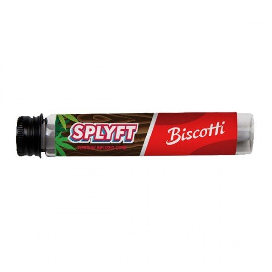 SPLYFT Cannabis Terpene Infused Hemp Blunt Cones – Biscotti - Amount: x1