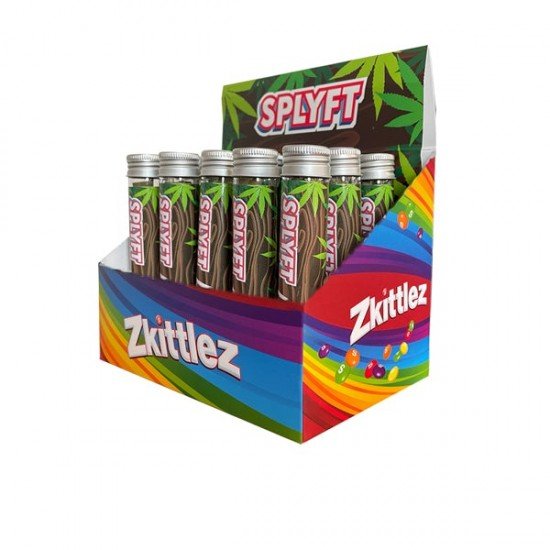 SPLYFT Cannabis Terpene Infused Hemp Blunt Cones – Zkittlez - Amount: x15 (Display Box)