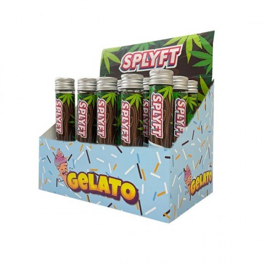 SPLYFT Cannabis Terpene Infused Hemp Blunt Cones – Gelato - Amount: x15 (Display Box)