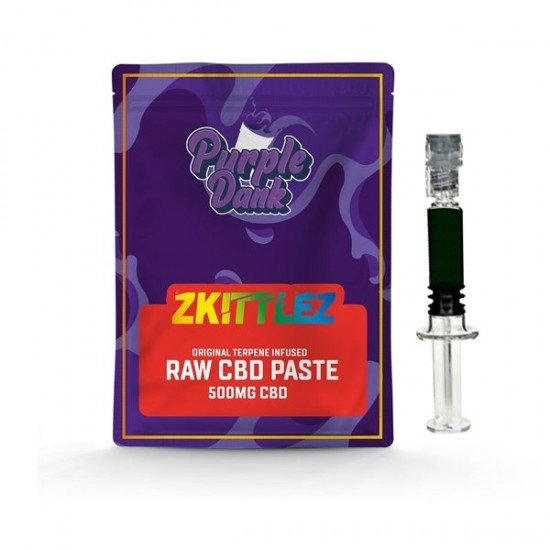 Purple Dank 1000mg CBD Raw Paste with Natural Terpenes - Zkittlez - Amount: 0.5g