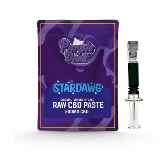 Purple Dank 1000mg CBD Raw Paste with Natural Terpenes - Stardawg - Amount: 1g