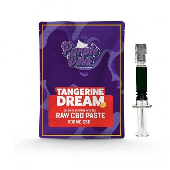 Purple Dank 1000mg CBD Raw Paste with Natural Terpenes - Tangerine Dream - Amount: 1g