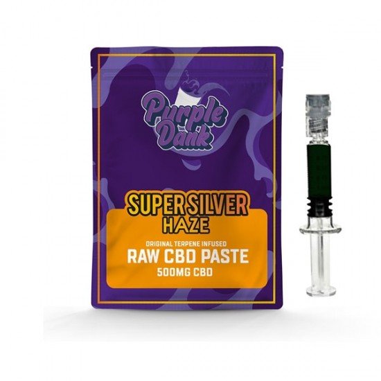 Purple Dank 1000mg CBD Raw Paste with Natural Terpenes - Super Silver Haze - Amount: 1g