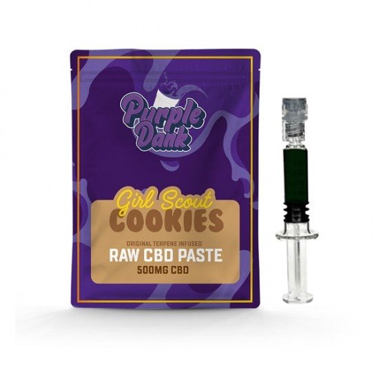 Purple Dank 1000mg CBD Raw Paste with Natural Terpenes - Girl Scout Cookies - Amount: 0.5g