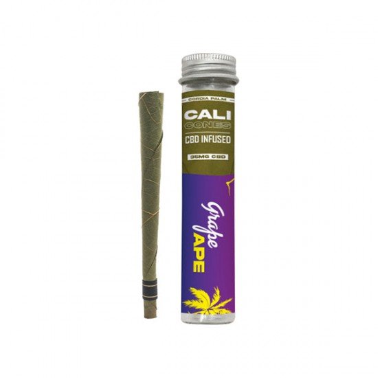 Cali Cones Cordia 30mg Full Spectrum CBD Infused Palm Cone - Grape Ape