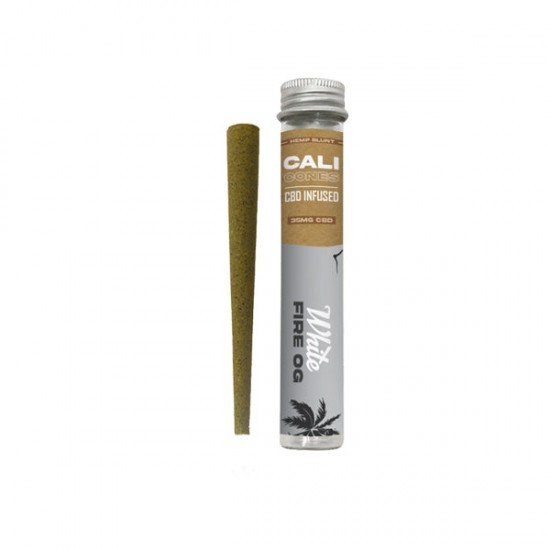 Cali Cones Hemp 30mg Full Spectrum CBD Infused Cone - White Fire OG