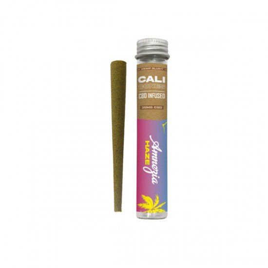 Cali Cones Hemp 30mg Full Spectrum CBD Infused Cone - Amnesia Haze