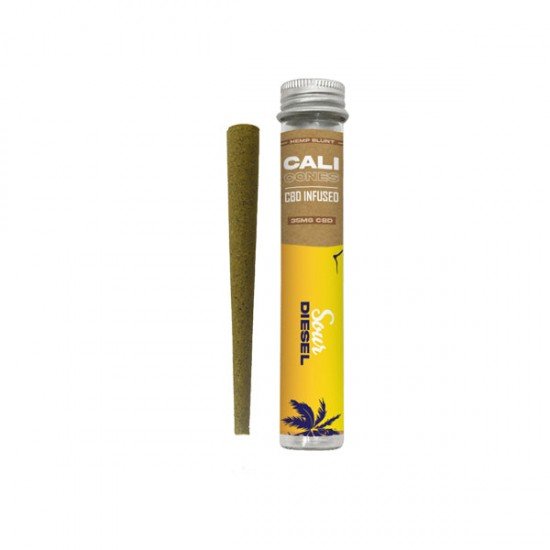 Cali Cones Hemp 30mg Full Spectrum CBD Infused Cone - Sour Diesel