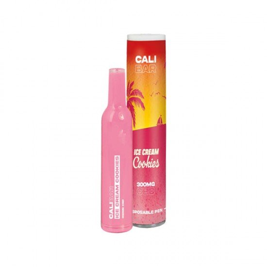 CALI BAR 300mg Full Spectrum CBD Vape Disposable - Terpene Flavoured - Flavour: Ice Cream Cookies