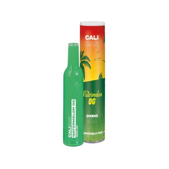 CALI BAR 300mg Full Spectrum CBD Vape Disposable - Terpene Flavoured - Flavour: Watermelon OG