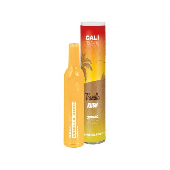 CALI BAR 300mg Full Spectrum CBD Vape Disposable - Terpene Flavoured - Flavour: Vanilla Kush