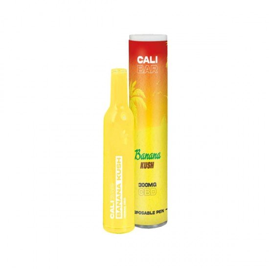 CALI BAR 300mg Full Spectrum CBD Vape Disposable - Terpene Flavoured - Flavour: Banana Kush