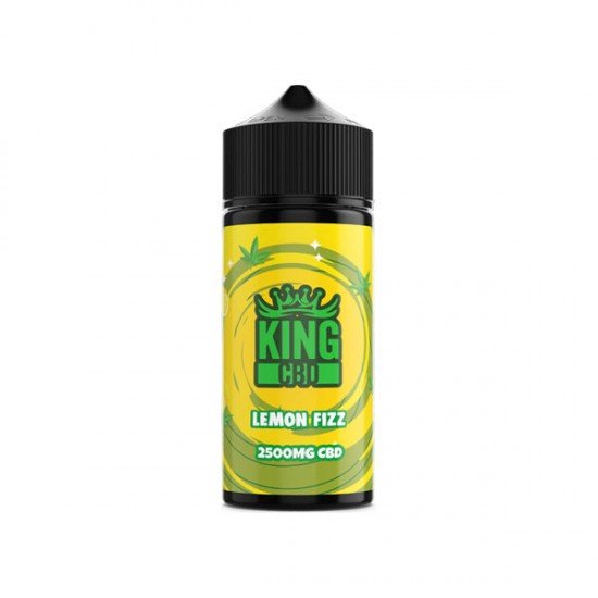 King CBD 2500mg CBD E-liquid 120ml (BUY 1 GET 1 FREE) - Flavour: Lemon Fizz