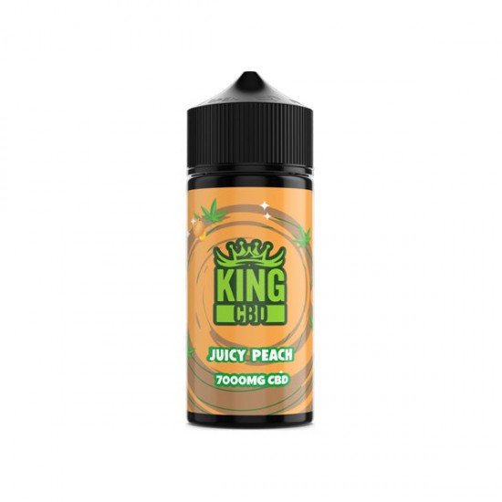 King CBD 7000mg CBD E-liquid 120ml (BUY 1 GET 1 FREE) - Flavour: Juicy Peach