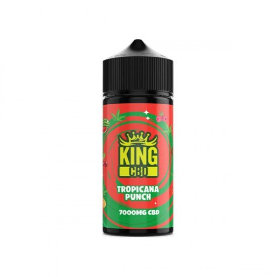 King CBD 7000mg CBD E-liquid 120ml (BUY 1 GET 1 FREE) - Flavour: Tropicana Punch