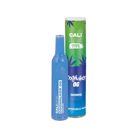 CALI BAR DOPE 300mg Full Spectrum CBD Vape Disposable - Terpene Flavoured - Flavour: Dogwalker OG