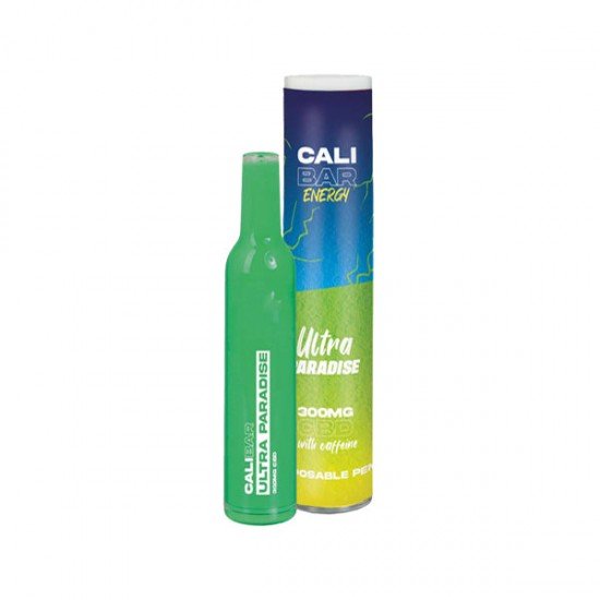 CALI BAR ENERGY with Caffeine Full Spectrum 300mg CBD Vape Disposable - Flavour: Ultra Paradise