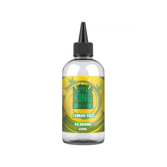 King CBD 10,000mg CBD E-liquid 250ml (BUY 1 GET 1 FREE) - Flavour: Lemon Fizz