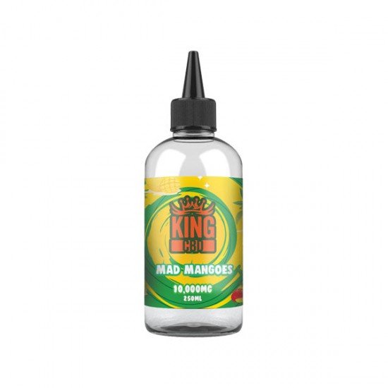 King CBD 10,000mg CBD E-liquid 250ml (BUY 1 GET 1 FREE) - Flavour: Mad Mangos