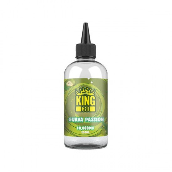 King CBD 10,000mg CBD E-liquid 250ml (BUY 1 GET 1 FREE) - Flavour: Guava Passion