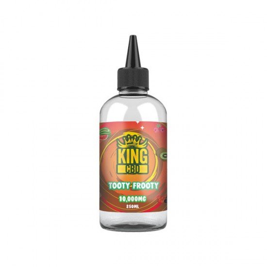 King CBD 10,000mg CBD E-liquid 250ml (BUY 1 GET 1 FREE) - Flavour: Tooty Frooty