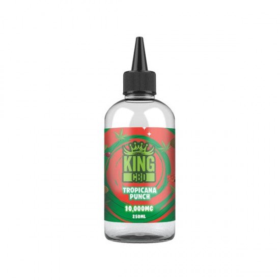 King CBD 10,000mg CBD E-liquid 250ml (BUY 1 GET 1 FREE) - Flavour: Tropicana Punch